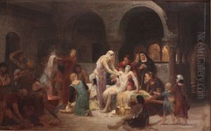 Sainte Elisabeth de Hongrie soignant les malades