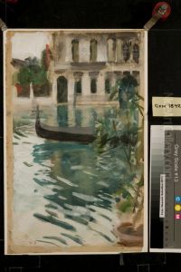 Gondola, Venice by Anders Zorn