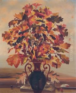 Still Life With Autumn Leaves by Taylor Buzzell