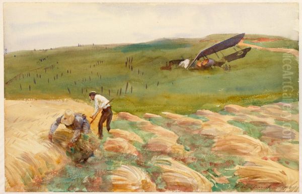 A Crashed Aeroplane - view 1