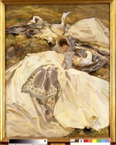 Tva flickor i vita klanningar by John Singer Sargent