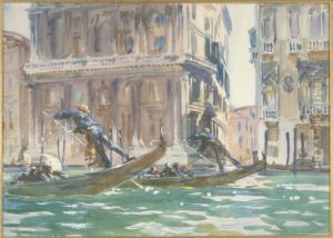 View of Venice (on the canal) by John Singer Sargent