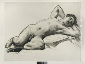 Reclining Male Nude (Nicola D'Inverno) by John Singer Sargent