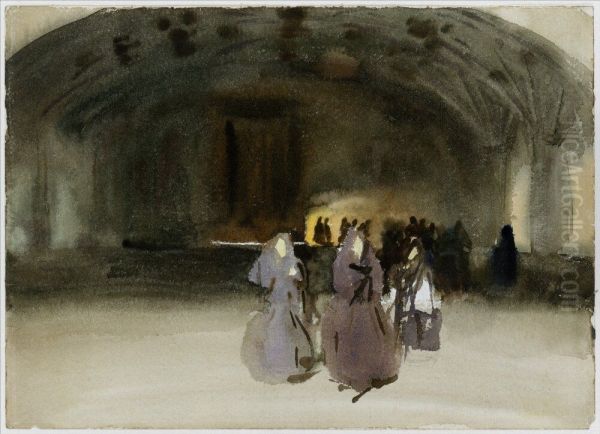 Women Approaching - view 1