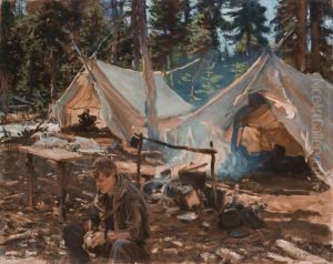 Talt vid Lake O'Hara by John Singer Sargent