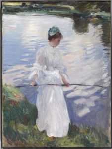 Violet fiskar by John Singer Sargent