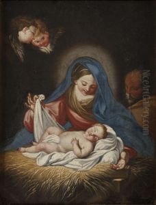 Nativity by Carlo Maratta or Maratti