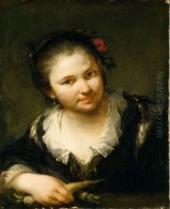 Girl with Vegetables Girl with Vegetables
