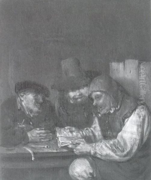 Peasants Singing at an Inn - view 1