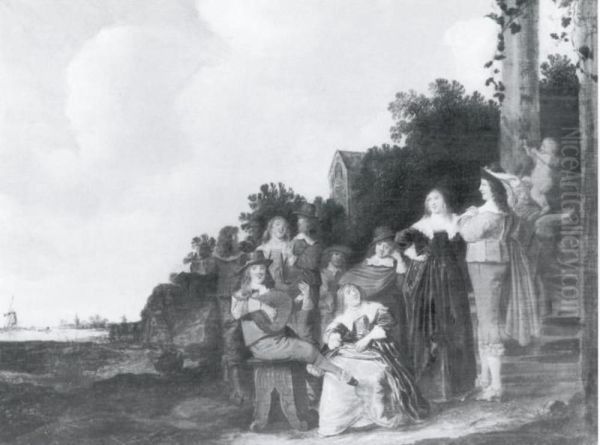 Family Group in a Landscape - view 1