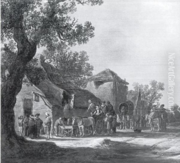 Resting at a Tavern - view 1