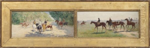 Solskensstudie fran Chantilly. I samma ram som NM 2217 - view 1