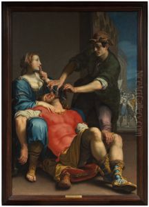 Simson och Delila by Lorenzo Lippi