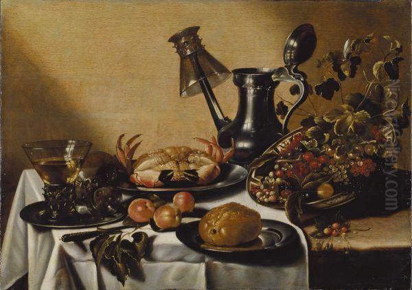 Still Life with Crab and Fruit - view 1