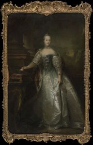 Drottning Juliane Marie av Danmark by Carl Gustaf Pilo