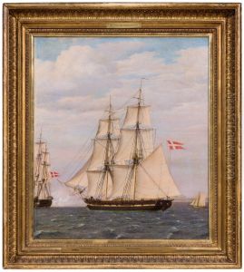 Naval Brig by Christoffer Wilhelm Eckersberg