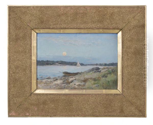 Moon Rising in the Skerries - view 1