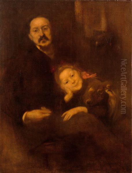 Gabriel Seailles and his Daughter - view 1
