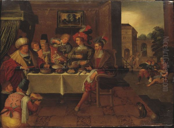 The Rich Man and Lazarus - view 1