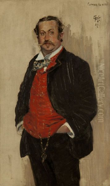 Portrait of Alexander L. Kielland - view 1