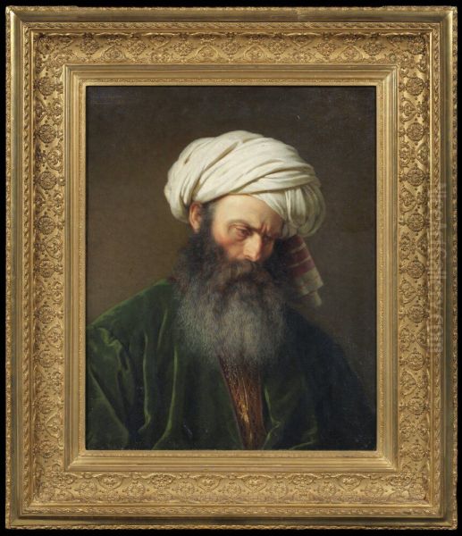 Study of a Man in Turkish Dress - view 1