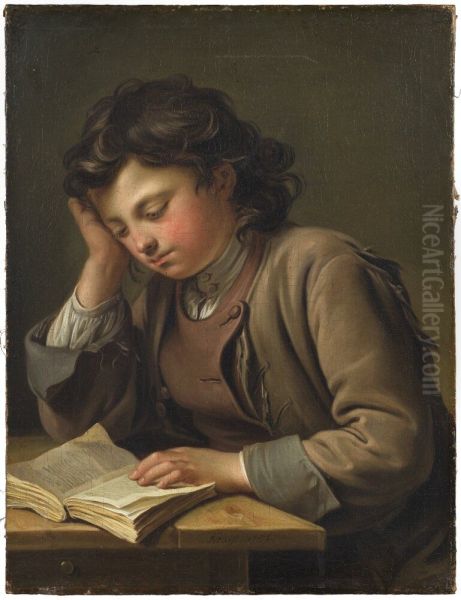 Reading Boy - view 1