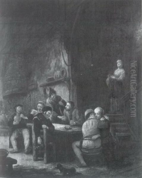 Peasants Drinking - view 1