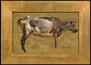 Study of a Cow by Johan Lundbye