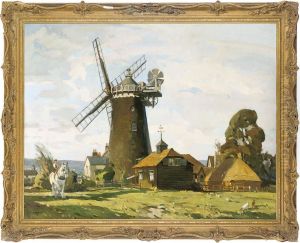 Polegate Mill, Sussex by Edwin Byatt