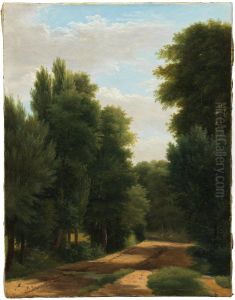 View of a Garden. Study View of a Garden. Study