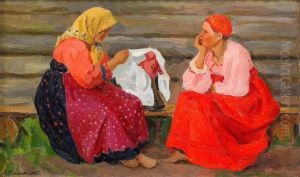 Waiting For The Boat by Vyacheslav Pavlovich Bychkov
