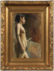 Nude Study by Akseli Valdemar Gallen-Kallela