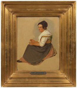 Italian Woman. Study by Jorgen Valentin Sonne