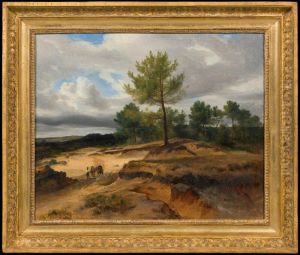 Landscape with Sandpit in the Fontainebleau Forest by Jules Louis Phillipe Coignet