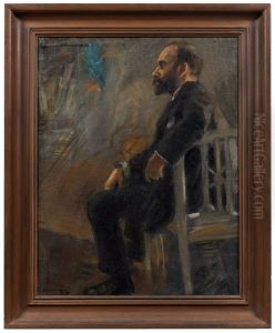 Klas Fahraeus (1863-1944). Study for Friends (NM 1723) by Hanna Hirsch-Pauli