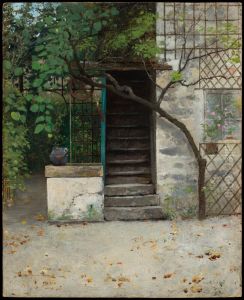 Outside Hugo Birger's Studio in Paris by August Hagborg