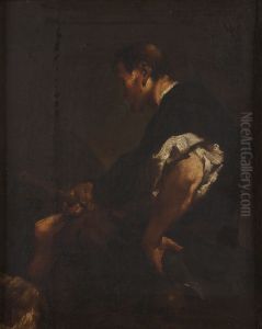 Den helige Rochus by Giovanni Battista Piazzetta