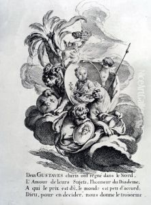 Offeraltare i landskap by Maximilian of Hesse-Kassel