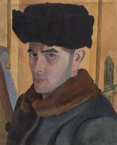 Autoportret w czapce by Stanislaw Ignacy Witkiewicz (Witkacy)