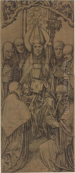 Saint Augustine with Six Canons - view 1