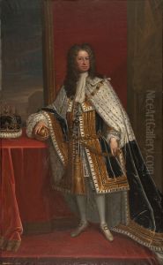 Georg I, 1660-1727,kung av England, kurfurste av Hannover by Godfrey Kneller
