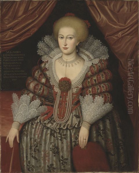 Maria Eleonora, 1599-1655, prinsessa av Brandenburg, drottning av Sverige, gift med kung Gustav II Adolf - view 1