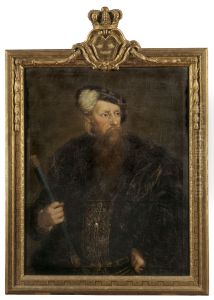 Gustav Vasa (1496-1560), kung av Sverige by Lorens Pasch the Younger