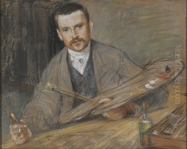 Johan Kindborg, 1861-1907, konstnar, gift med tragravoren Emy Edman - view 1