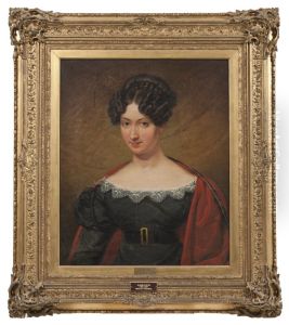 Elizabeth Seton (1804-1827), stiftsjungfru, sondotter till Alexander Baron Seton by Johan Gustaf Sandberg