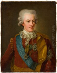 Gustav III (1746-1792), kung av Sverige by Per Krafft the Elder