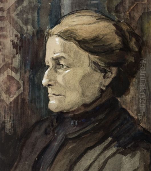 Een oude vrouw - view 1