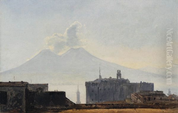 View of Naples with Vesuvius - view 1