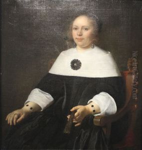Portrait de femme by Bartholomeus Van Der Helst