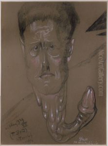 Portrait of Stefan Glass by Stanislaw Ignacy Witkiewicz (Witkacy)